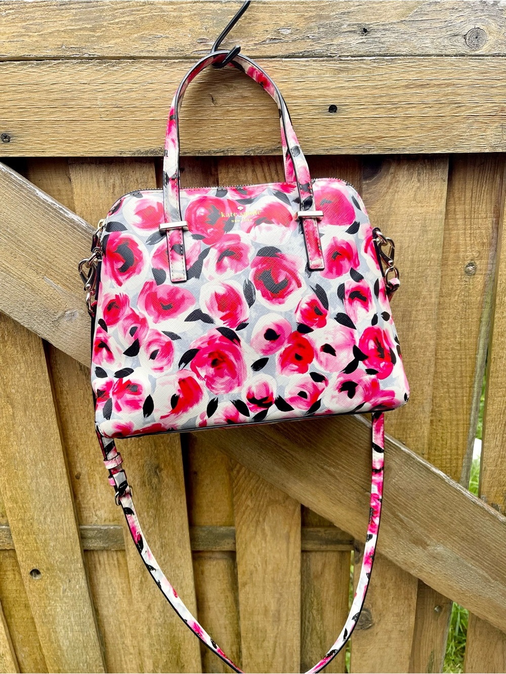 Kate Spade New York Cedar Street Rose Print Maise Satchel